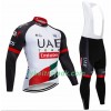 Cykeltøj Langærmet + Bib Cykelbukser 2018 Team UAE N001
